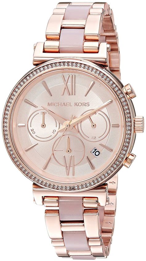 michael kors watch rose gold sofie mk6560|Michael Kors Women's Chronograph Sofie Rose Gold.